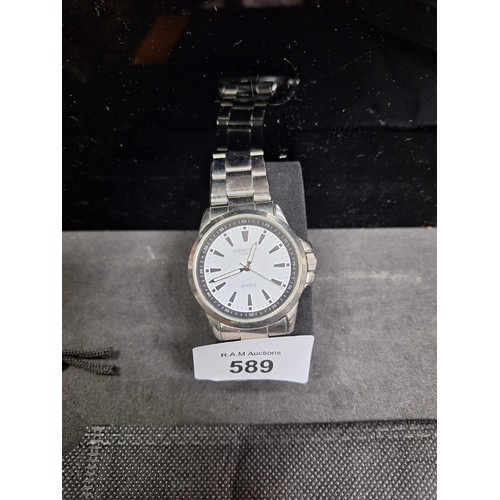 589 - Constant Silver Tone Quartz Watch