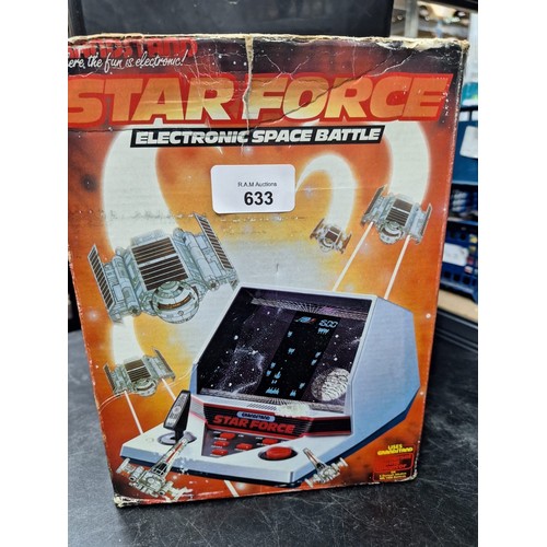 633 - Grandstand Vintage Boxed 80's Starforce Electronic Game