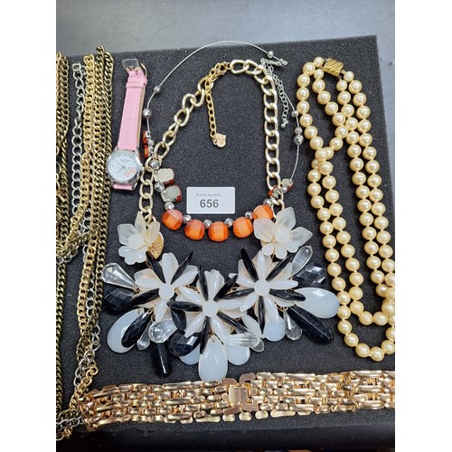 656 - Fashion and Vintage Jewellery To Include Watch, Necklace By Urban Mist and Others