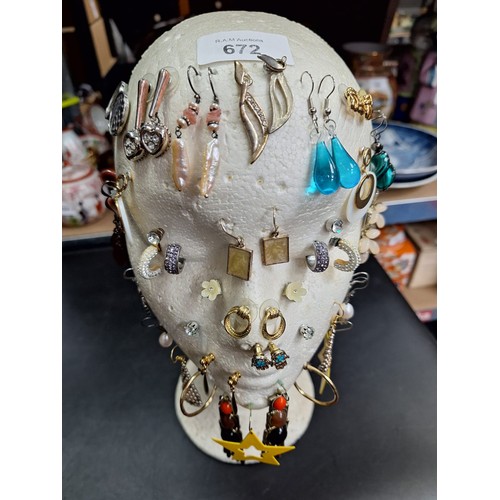 672 - Head Full Of Fashion and Vintage Earrings