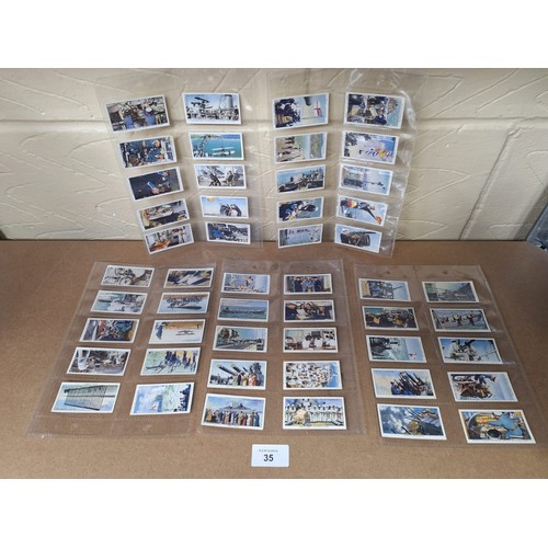 35 - Full Set of WD and HO Wills Cigarette Cards Life in the Royal Navy Vintage