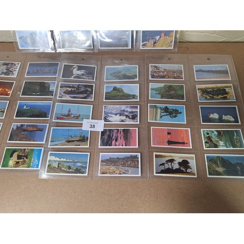 38 - Full Set of Brooke Bond Tea Cards Discovering Our Coast