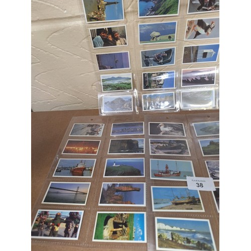 38 - Full Set of Brooke Bond Tea Cards Discovering Our Coast