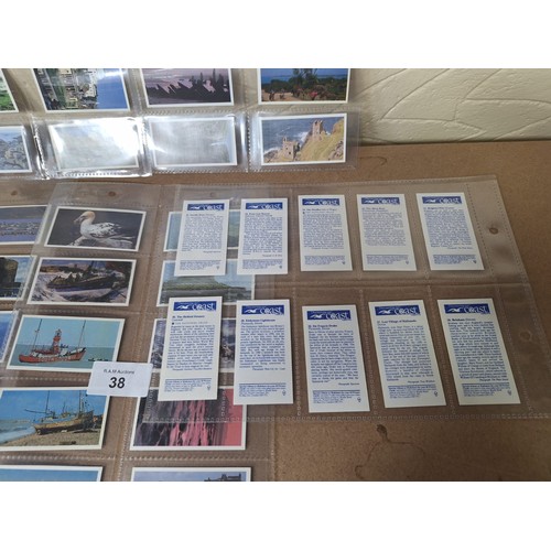 38 - Full Set of Brooke Bond Tea Cards Discovering Our Coast