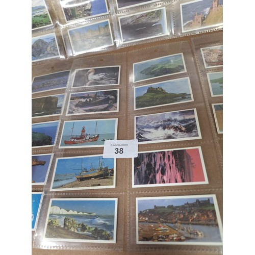 38 - Full Set of Brooke Bond Tea Cards Discovering Our Coast