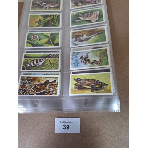 39 - Full Set of Brooke Bond Tea Cards Wonders of Wildlife