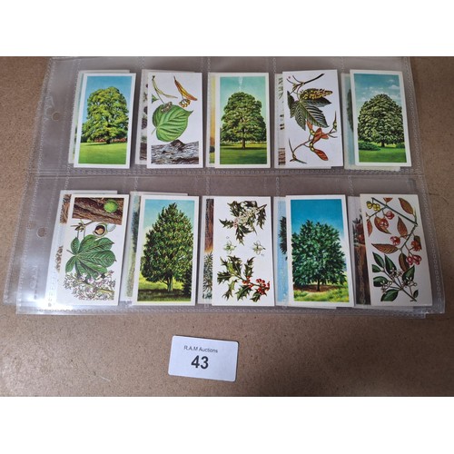 43 - Full Set of Brooke Bond Tea Cards Trees in Britain