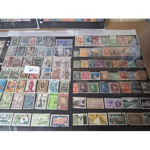 47 - Stamps x5 Various To Include All Countries