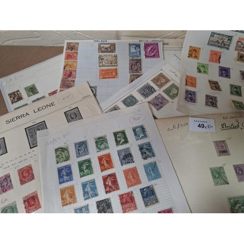 49 - Stamps x10 Various To Include All Countries