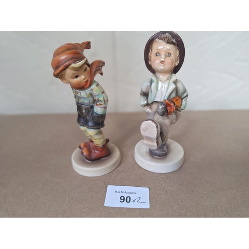 90 - Vintage Goebel Figures x 2 5” Tall