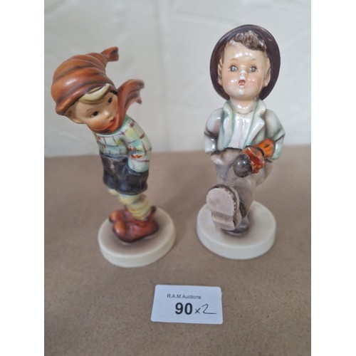 90 - Vintage Goebel Figures x 2 5” Tall