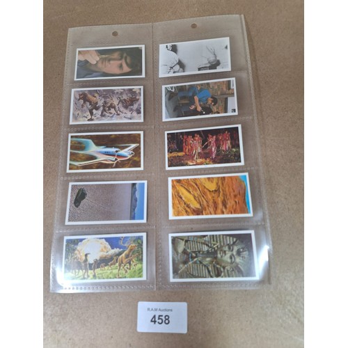 458 - Full Set of Brooke Bond Tea Cards Unexplained Mysteries