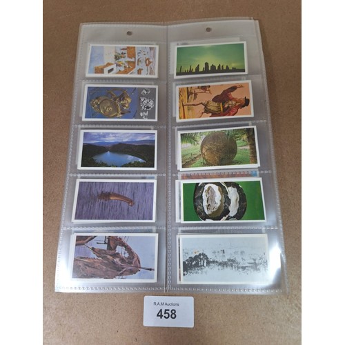 458 - Full Set of Brooke Bond Tea Cards Unexplained Mysteries