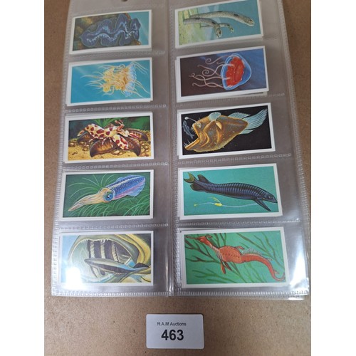 463 - Full Set of Brooke Bond Tea Cards Incredible Creatures