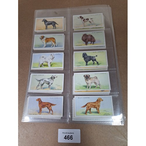 466 - Full Set of Brooke Bond Tea Cards Dogs