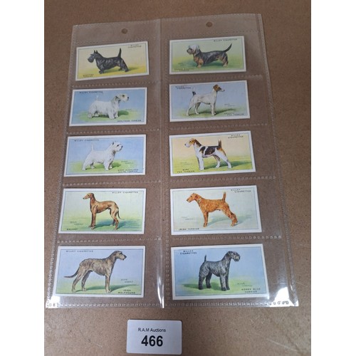 466 - Full Set of Brooke Bond Tea Cards Dogs