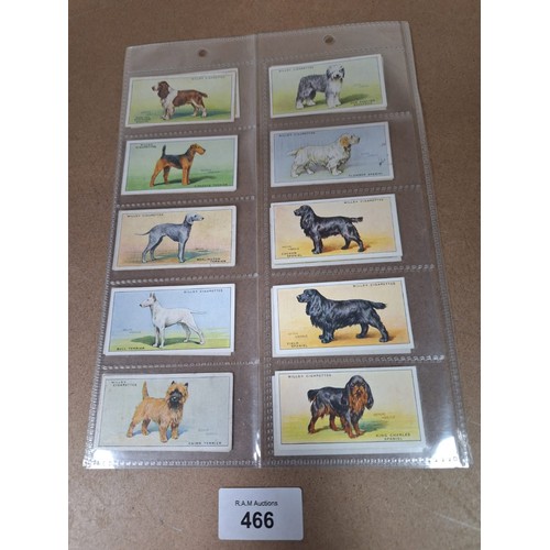 466 - Full Set of Brooke Bond Tea Cards Dogs