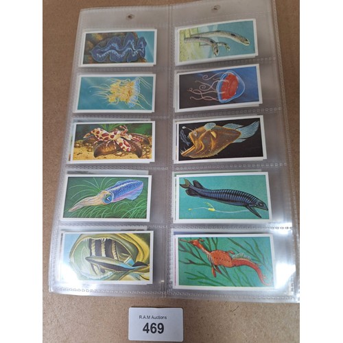 469 - Full Set of Brooke Bond Tea Cards Incredible Creatures