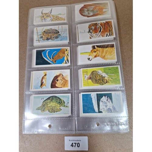 470 - Full Set of Brooke Bond Tea Cards Vanishing Wildlife