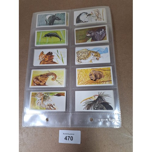 470 - Full Set of Brooke Bond Tea Cards Vanishing Wildlife