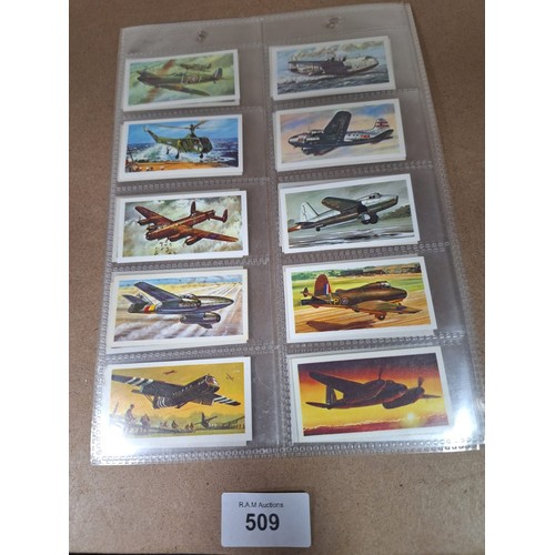 509 - Full Set of Brooke Bond Tea Cards History of Aviation