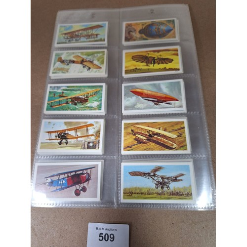 509 - Full Set of Brooke Bond Tea Cards History of Aviation