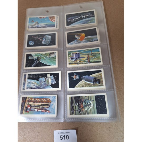 510 - Full Set of Brooke Bond Tea Cards Race into Space