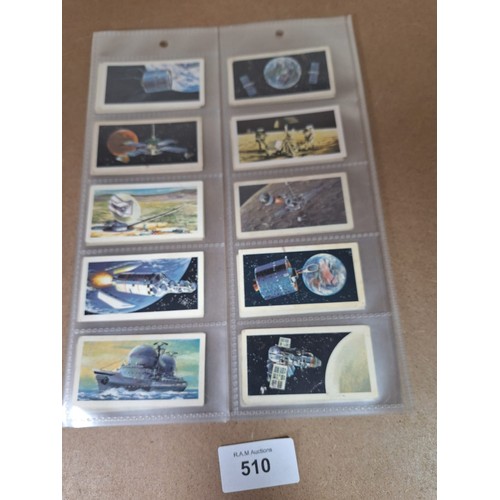 510 - Full Set of Brooke Bond Tea Cards Race into Space