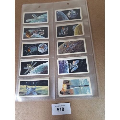 510 - Full Set of Brooke Bond Tea Cards Race into Space