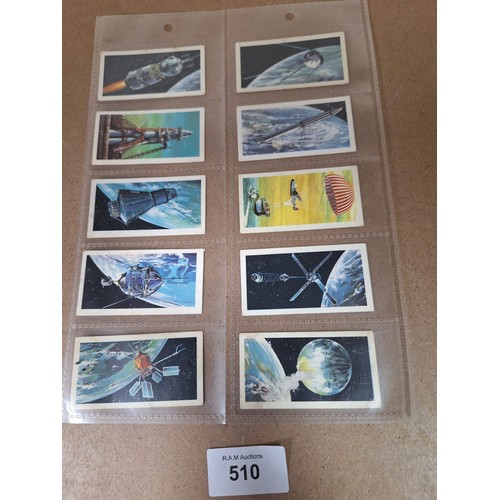 510 - Full Set of Brooke Bond Tea Cards Race into Space