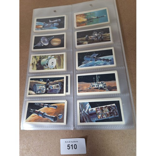 510 - Full Set of Brooke Bond Tea Cards Race into Space