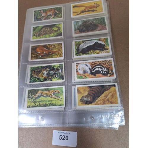 520 - Full Set of Brooke Bond Tea Cards African Wildlife