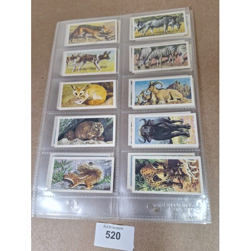 520 - Full Set of Brooke Bond Tea Cards African Wildlife