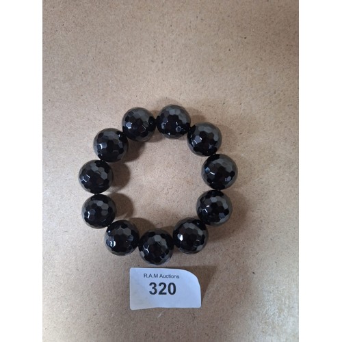 320 - Natural Stone Bracelet Heavy Ct Weight