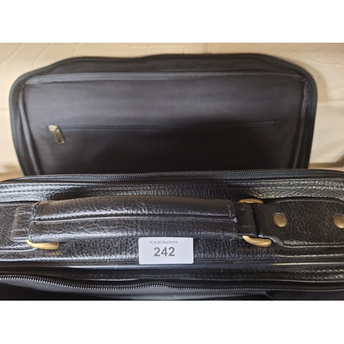 242 - Leather Messenger Bag/Case As New