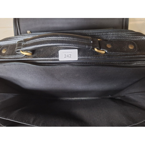 242 - Leather Messenger Bag/Case As New