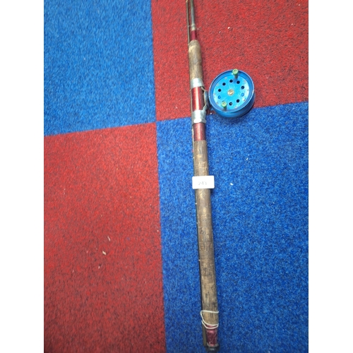 243 - Vintage Fly Fishing Rod/Reel