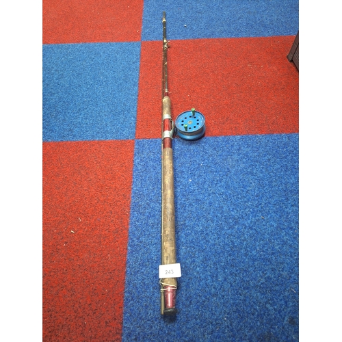 243 - Vintage Fly Fishing Rod/Reel