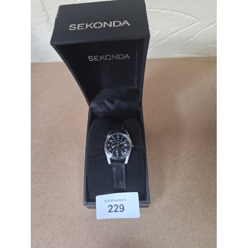 229 - Boxed Sekonda Watch