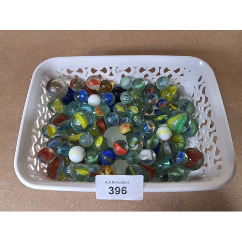 396 - Vintage/Antique Marbles Some Are Uranium Glass and Others