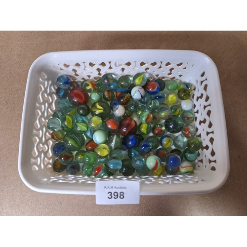 398 - Vintage/Antique Marbles Some Are Uranium Glass and Others