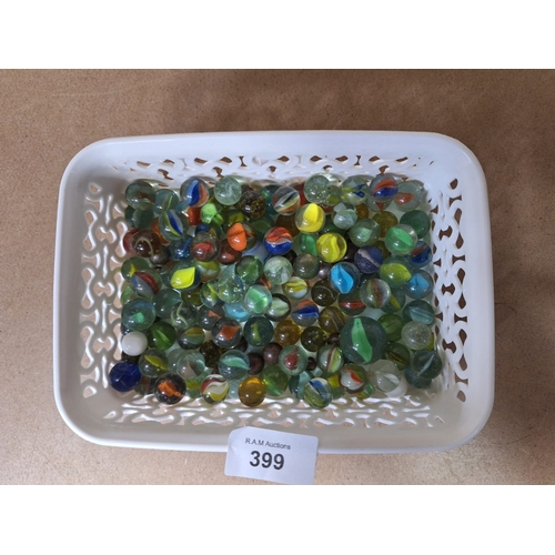 399 - Vintage/Antique Marbles Some Are Uranium Glass and Others