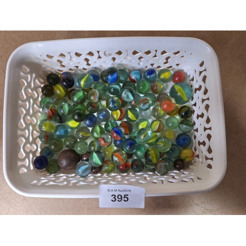 395 - Vintage/Antique Marbles Some Are Uranium Glass and Others