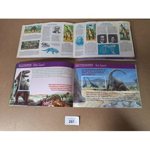 297 - Full Card Albums x4 To Include Prehistoric Animals, Butterflies x2 and Dinosaur Trail