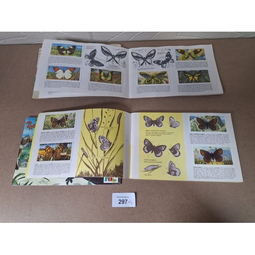 297 - Full Card Albums x4 To Include Prehistoric Animals, Butterflies x2 and Dinosaur Trail