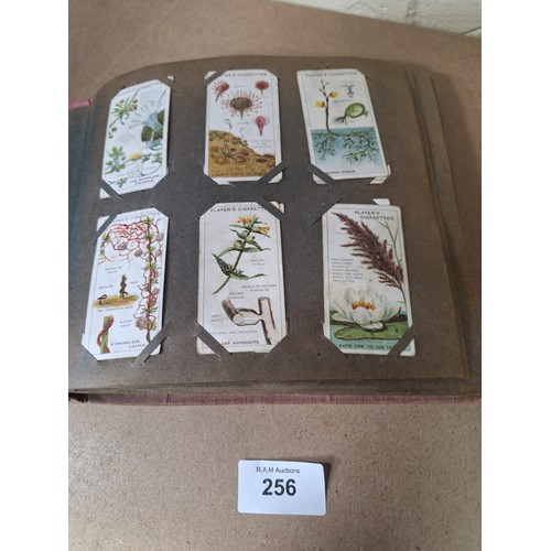 256 - Cigarette Card Album To Include Approx 300 Cigarette Cards Including Antique/Vintage Players, Wills,... 