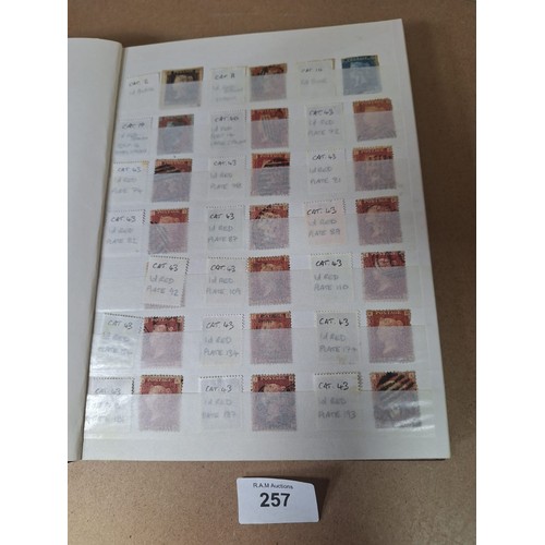 257 - Rare Book Full Of Various English Stamps (100's if not 1000's)