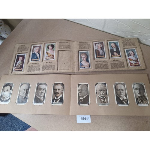 254 - Vintage Carrera Albums x2 To Include Celebrities Of British History and Empire Personalities