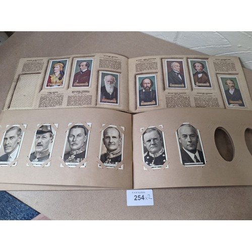 254 - Vintage Carrera Albums x2 To Include Celebrities Of British History and Empire Personalities