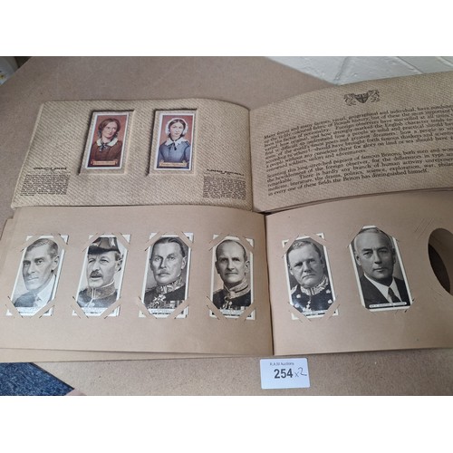 254 - Vintage Carrera Albums x2 To Include Celebrities Of British History and Empire Personalities